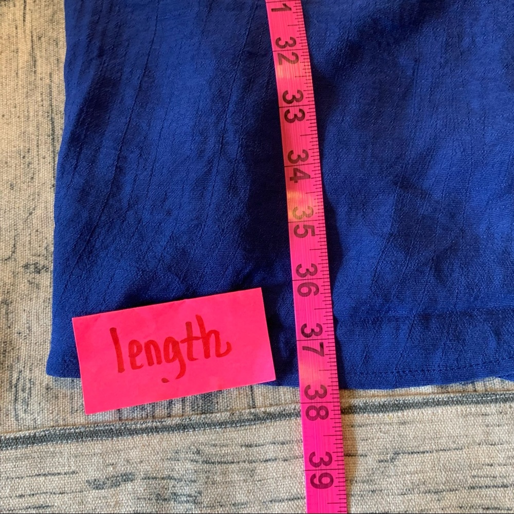 Westport Women’s Blue Tribal dress lined sleeveless XL spring summer casual - Picture 10 of 13